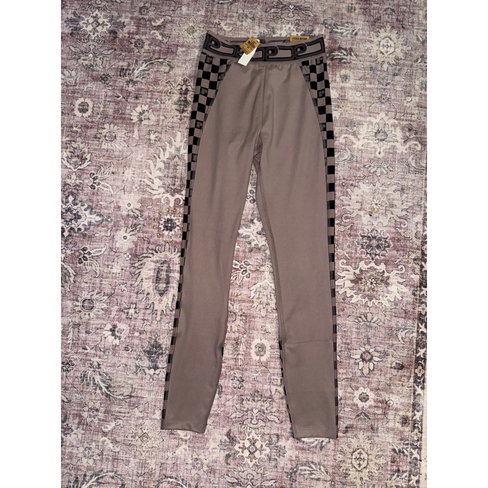 PINK Victoria's Secret Active Ultimate Leggings High Waist Checkered Mauve Small